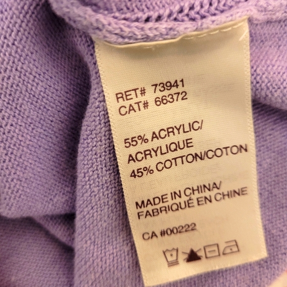 💙 Three Ladies Tradition Petite XS/TP 4P Knit Short Sleeved To - Picture 9 of 13